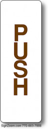 PUSH Sign